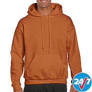 0321gl Gildan 12500 - DryBlend Adult Hooded Sweatshirt - Black Medium - Customization is included-Quick Stitch Designs