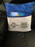 Classy Hippo Book Pillow-Quick Stitch Designs