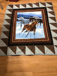 Horse Throw 48x60-Quick Stitch Designs