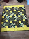 Sunflower Quilt-Throw 53X62-Quick Stitch Designs