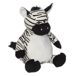 16 inch Zachary Zebra Buddy - Customization Included-Quick Stitch Designs