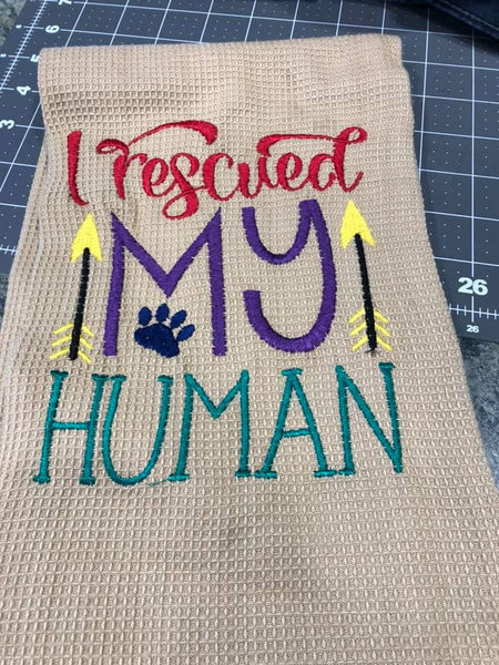 I rescued my Human-Quick Stitch Designs
