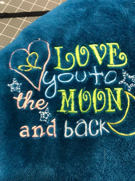 Love you to the Moon-Quick Stitch Designs